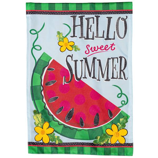 Photo of Hello Sweet Summer Garden Flag