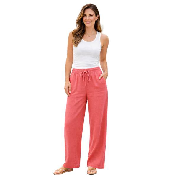 Photo of Women's Double Gauze Wide Leg Pants
