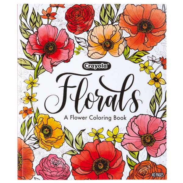 Photo of 40-Page Florals Coloring Book