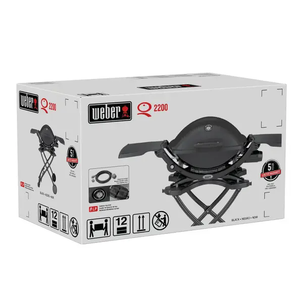 Weber Q2200 with Cart and Adapter Hose - 54019999 | Blain's Farm