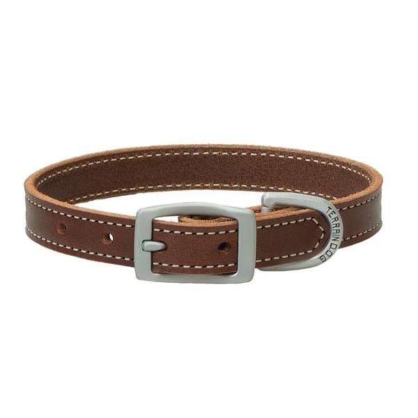 Photo of 3/4" x 17" Bridle Leather Dog Collar