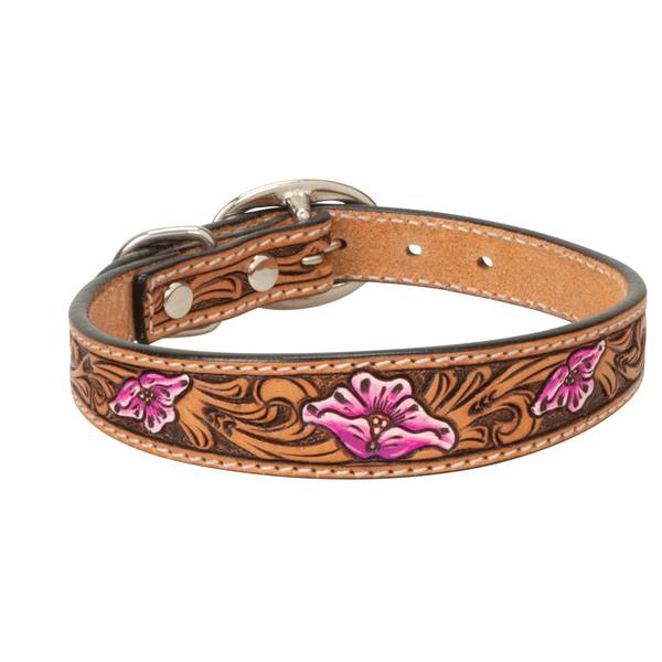 Photo of 3/4" x 17" Pink Floral Collar