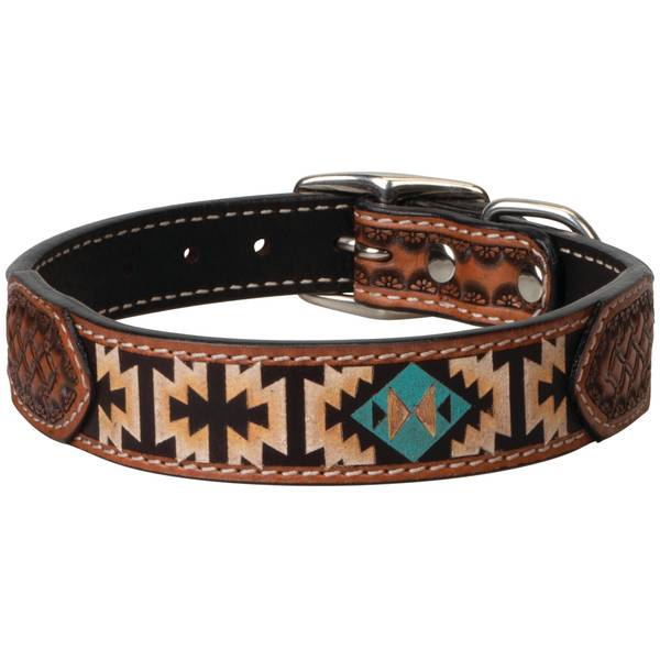Photo of 1" x 19" Painted Aztec Collar