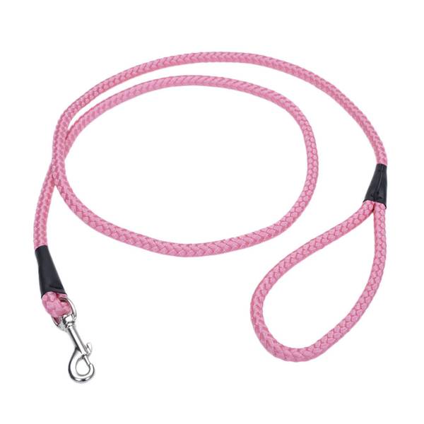 Photo of 1/2" x 6' Bright Pink Rope Dog Leash