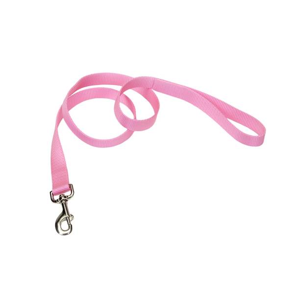 Photo of 5/8" x 6' Small Bright Pink Single-Ply Dog Leash