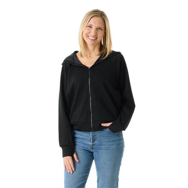 Photo of Women's Full Zip Hoodie Scuba Sweatshirt
