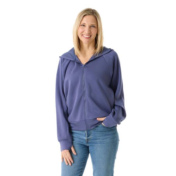 Photo of Women's Full Zip Hoodie Scuba Sweatshirt