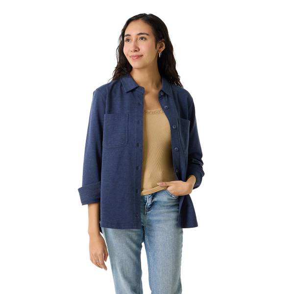 Photo of Women's Long Sleeve Button Down Shacket