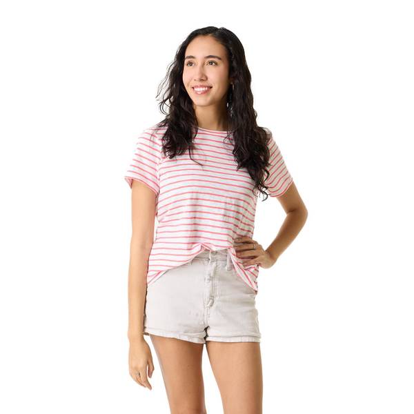 Photo of Women's Short Sleeve Striped Crew T-Shirt
