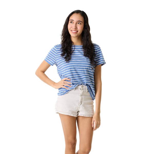 Photo of Women's Short Sleeve Striped Crew T-Shirt