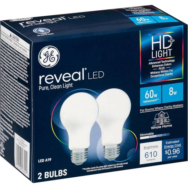 Photo of 2-Pack Relax/Refresh LED A19 Color Select Light Bulb