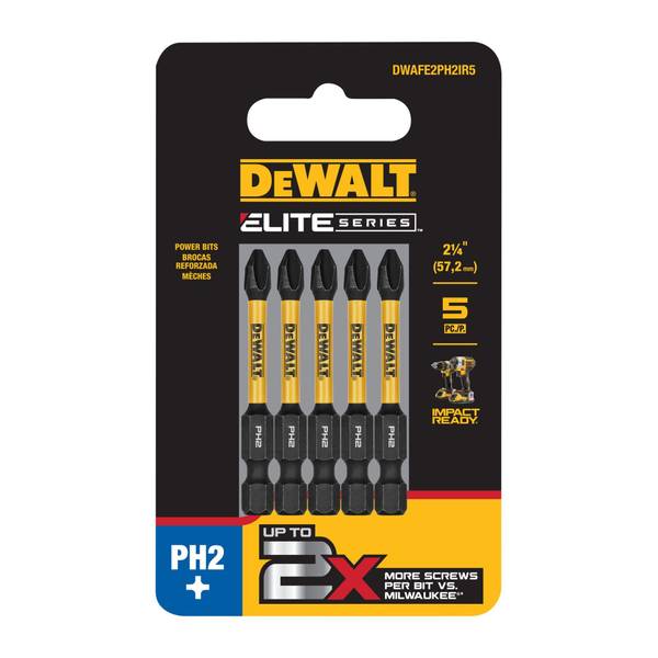DEWALT 5-Pack ELITE SERIES 1/4