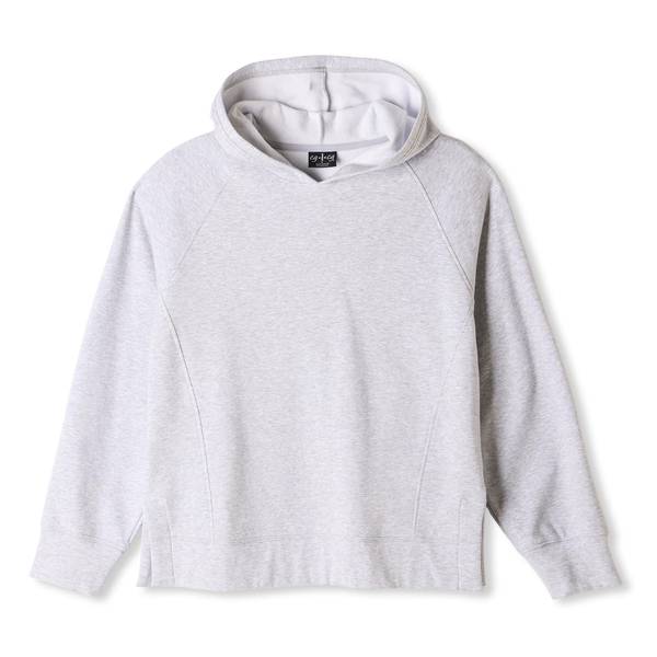 Photo of Woman's Long Sleeve Yummy Stretch Fleece Hoodie Sweatshirt