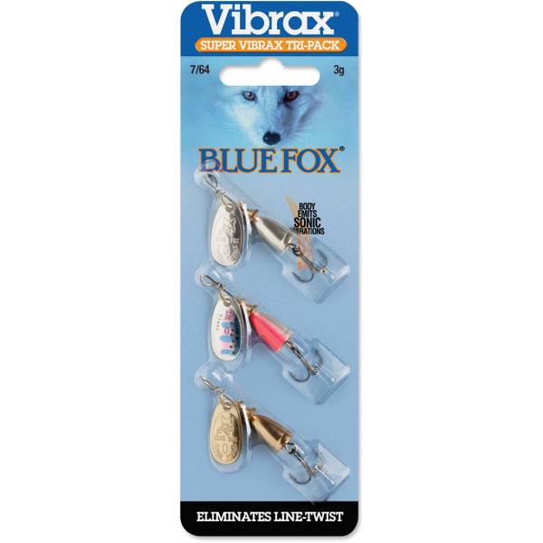 Photo of Blue Fox Super Vibrax Tri Pack