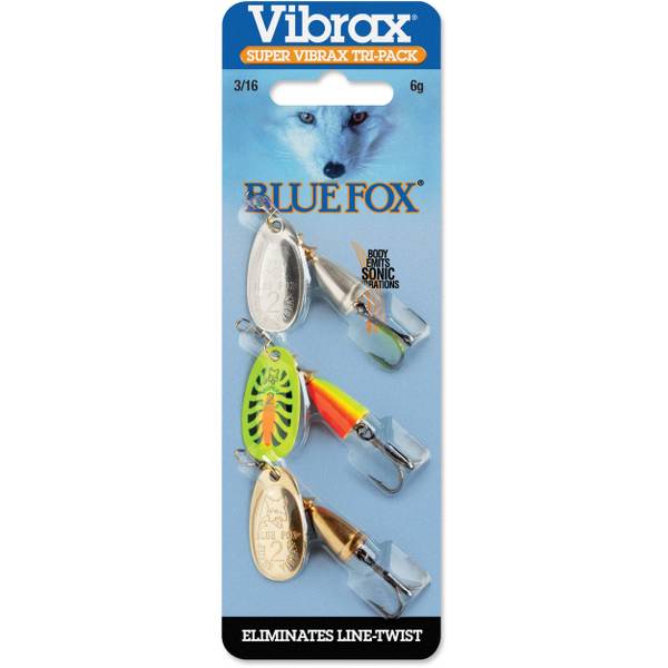 Photo of Blue Fox Super Vibrax Tri Pack