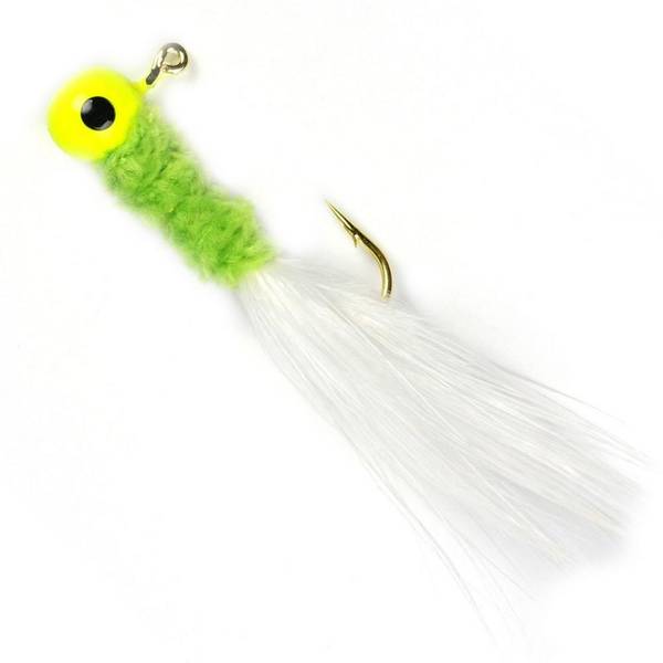 Photo of Beetle Bou Jig 1/16 oz Chartreuse Chart White
