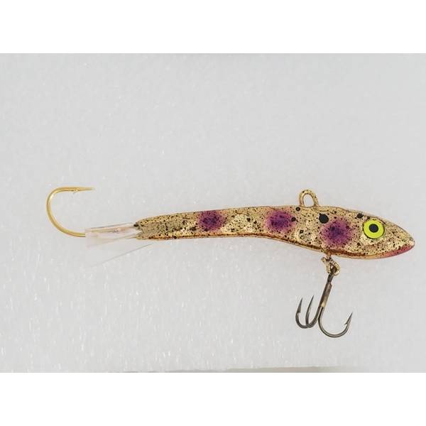 Photo of Size 3 LSO Gold Grape Shiver Minnow