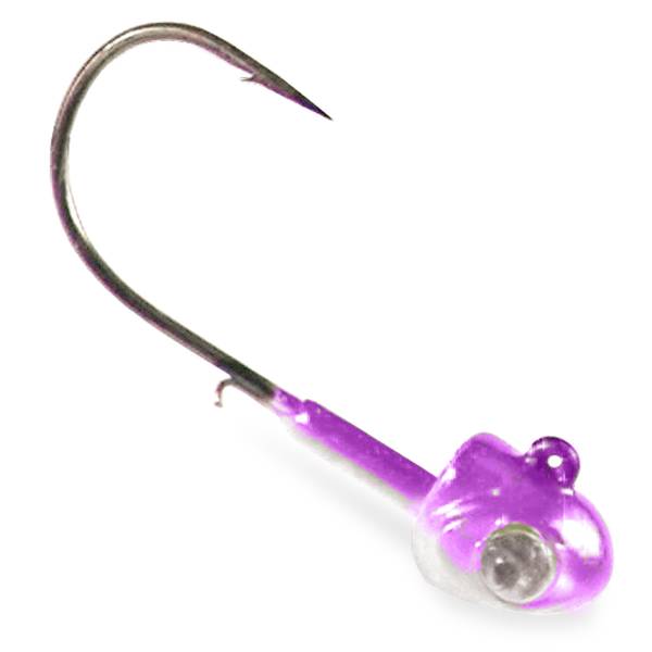 Photo of 1/4 oz Google Swimbait Jig Purple Ghost