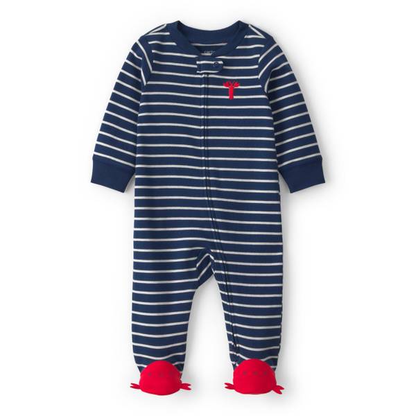 Photo of Infant Boys Lobster 2-Way Zip 100% Cotton Sleep n' Play Pajama