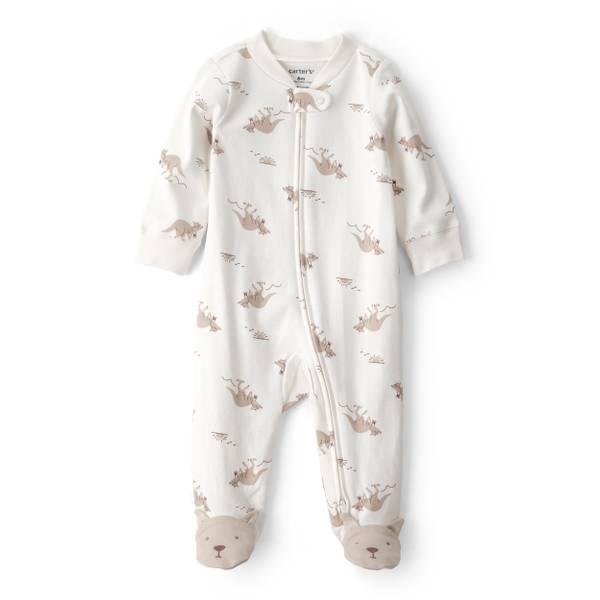 Photo of Infant Boys Kangaroo 2-Way Zip 100% Cotton Sleep n' Play Pajama