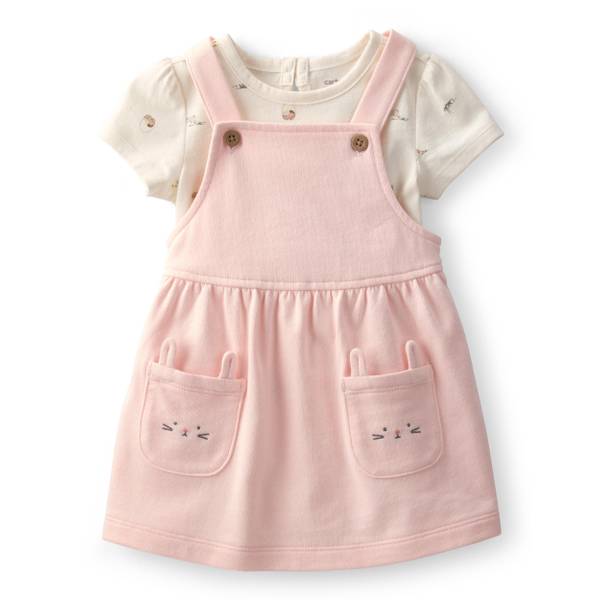 Carter's Infant Girl's 2-Piece Easter Bunny Jumper Set, Pink, 24M ...