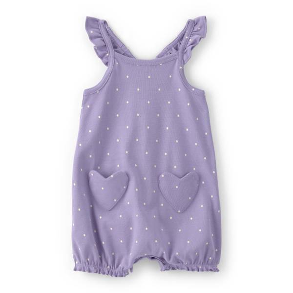 Photo of Infant Girls Polka Dots Sleeveless Romper