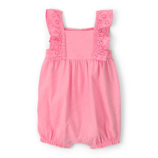 Photo of Infant Girls Eyelet Sleeveless Romper