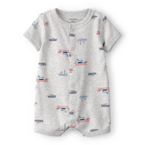 Photo of Infant Boy's Boat Short-Sleeve Romper