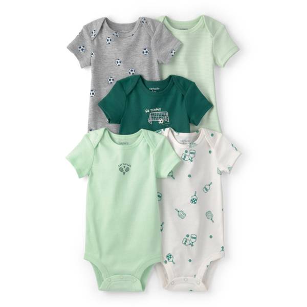 Photo of Infant Boy's 5-Pack Sports Multipack Bodysuits