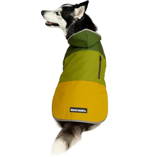Eddie Bauer Ravenna Raincoat, Green/Yellow - E24248XS | Blain's