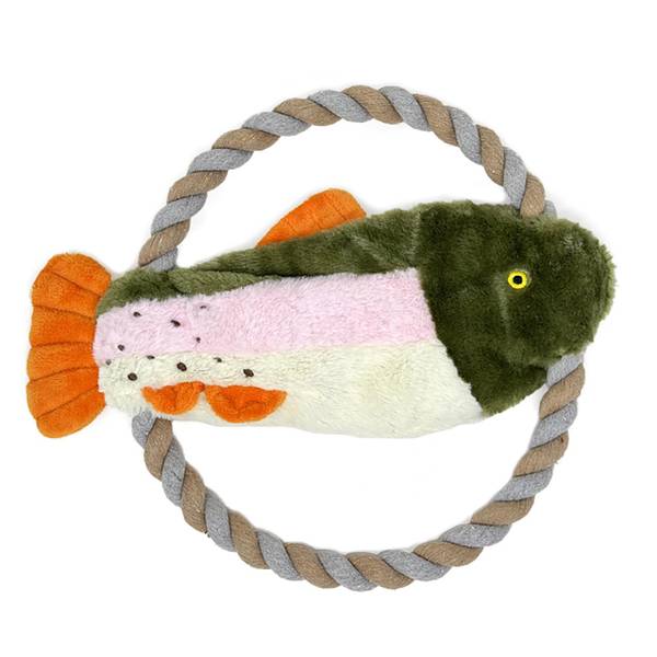 Photo of 10" Fish Rope Dog Toy