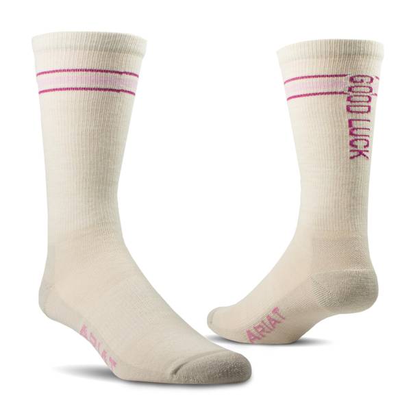 Photo of Women's Lucky Word Mid-Calf Performance Wool Sock