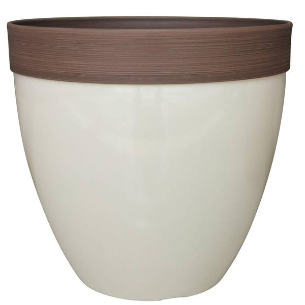 Photo of 15" Beige Hornsby Planter
