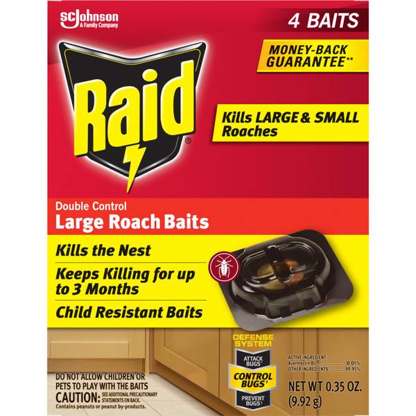 Photo of 4-Pack Double Control Large Roach Baits