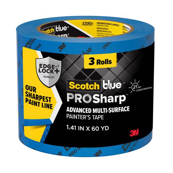 Photo of ScotchBlue PROSharp Painter's Tape , 1.41 in x 60 yd, 3-Pack