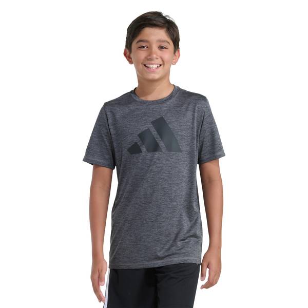 Photo of Boy's Short Sleeve Essential Poly Melange Tee