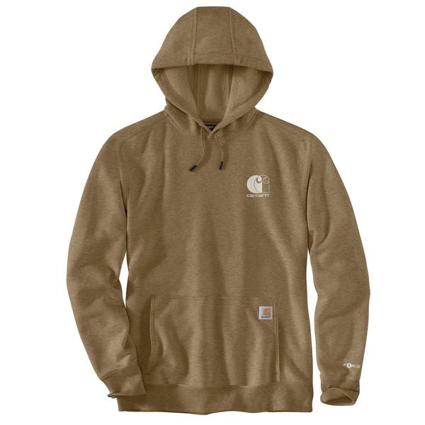 Carhartt Men's Force Logo Sweatshirt | Night Fatigue Heather | M