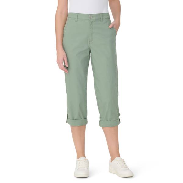 Photo of Women's Cargo Capris with Elastic Waistband
