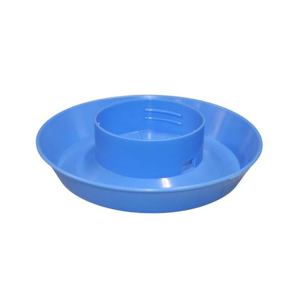 Photo of 1 Quart Berry Blue Screw-On Poultry Waterer Base