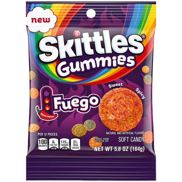 Photo of GUMMIES Fuego Sweet and Spicy Gummy Candy, 5.8 oz Bag