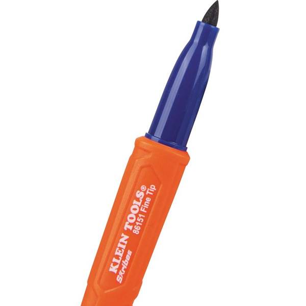 Photo of Skribes Blue Fine Tip Permanent Marker