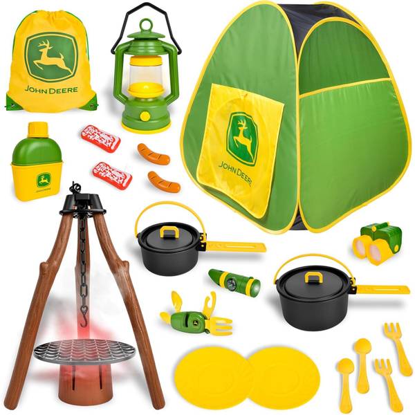 Photo of John Deere Pretend Play Camping Set