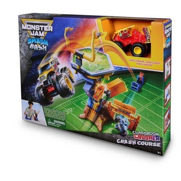 Photo of Monster Jam Smash & Bash Crash Course Playset