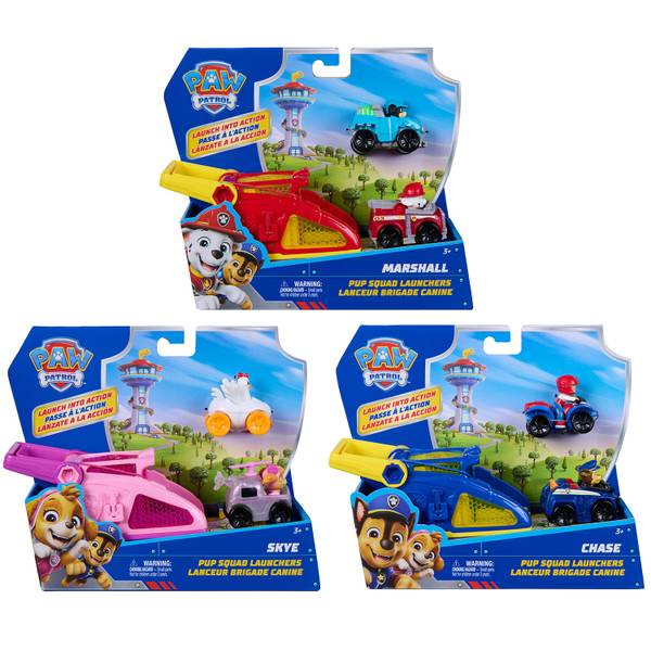 Photo of Paw Patrol Pup Squad Launchers Assorted