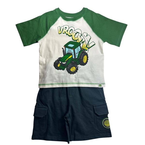 Photo of Toddler Boys' John Deere Vroom 2-Piece Tee and Short Set