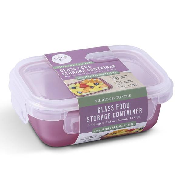 Photo of 12.5 oz Merlot Silicone Glass Container