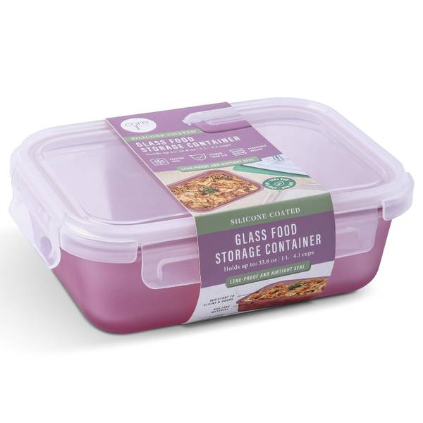 Photo of 33.8 oz Merlot Silicone Glass Container