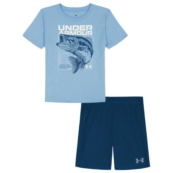 Photo of Boy's Bass Short Sleeve Tee and Mesh Shorts