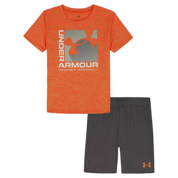 Photo of Boy's Logo Twist Short Sleeve Tee and Shorts Set