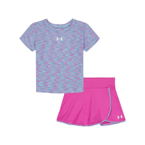 Photo of Girl's Twist Short Sleeve Tee and Wrap Skort Set